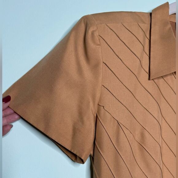 Spenser Jeremy Brown VTG 100% Silk Maxi Dress Size 14 - Picture 8 of 8